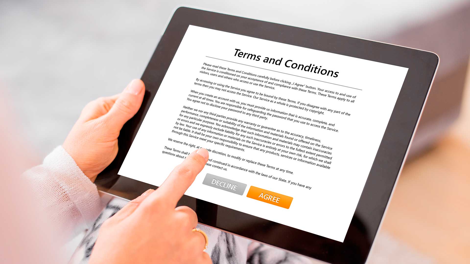Terms And Conditions Of Service